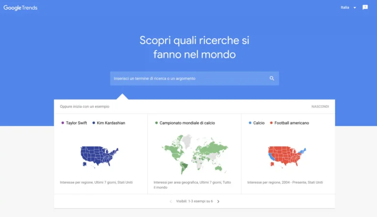 Google Trends: cos’è e come si usa